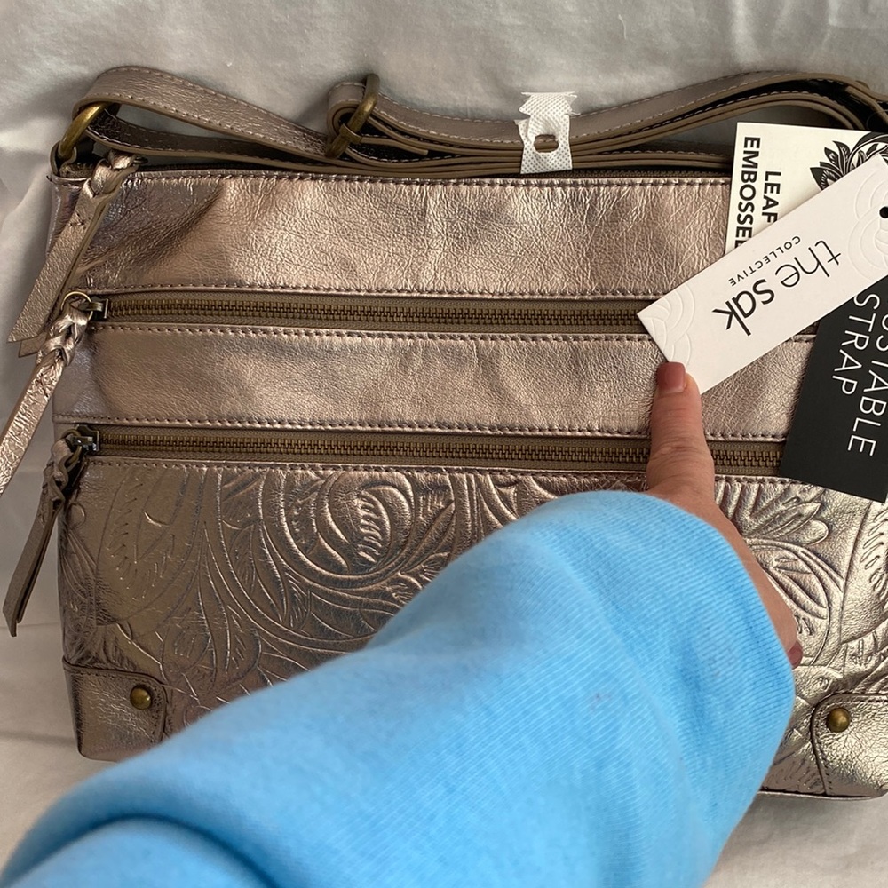 The Sak shoulder bag. Bronze